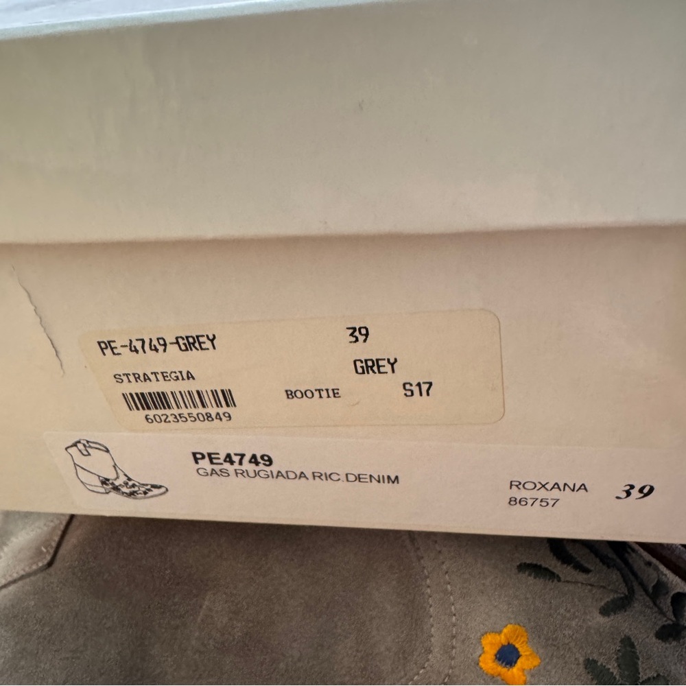 Strategia Roxana embroidered leather, cowboy boot, the shoebox, vero cuioio, 39 - Picture 14 of 16